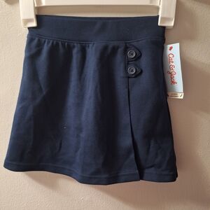 Cat & Jack Navy Skirt with Button Detail